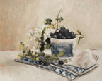 Blueberries In A Teacup Print