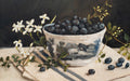 Blueberries in a Transferware Bowl