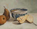 Bosc Pears And Transferware Bowl Print