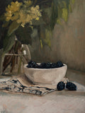 "Blackberries & Limelights" | 9 x 12 original oil painting
