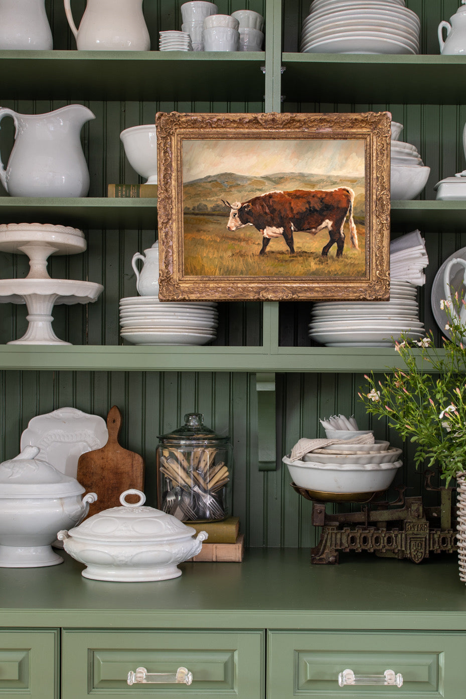 Minchinhampton Cow Print
