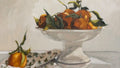 Oranges in a Pedestal Bowl