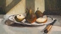 Sliced Pears on a Plate