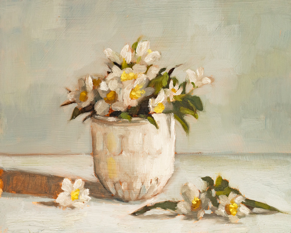 Mock Orange Blossoms Print