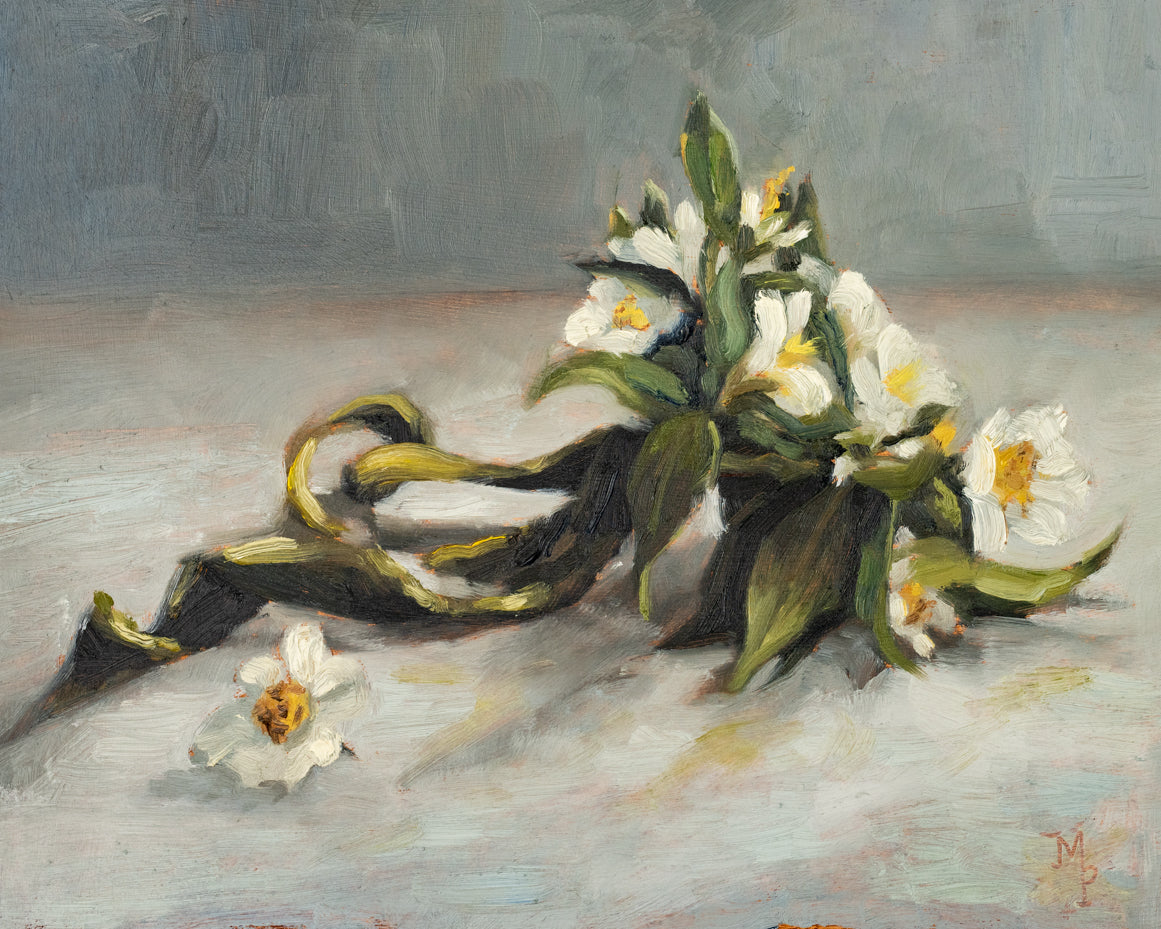 Mock Orange Bouquet Print